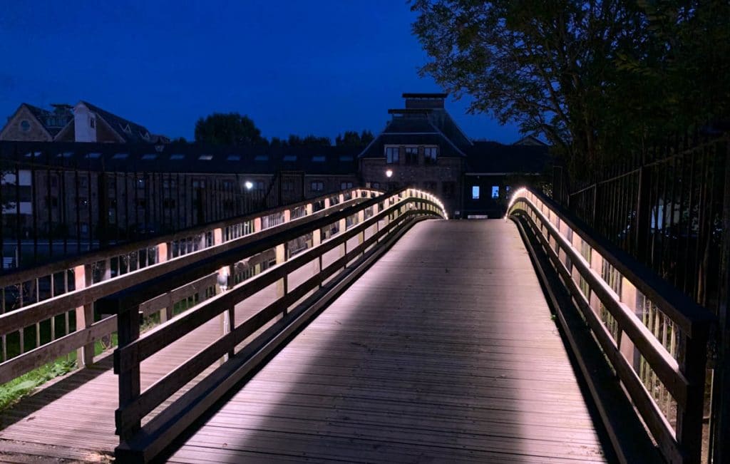 Illuminated Moon Bridge